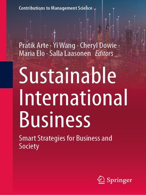 cover image of Sustainable International Business